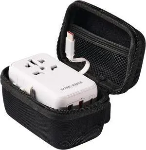 70W Universal Travel Adapter, Plug Adapter with One 65W Fast Charging USB C Cable, 1XUSB-C PD & 2XUSB-A QC, Best Gift Travel Essentials with Type A, C, G, I,J,D Outputs for Europe, Spain 70W Universal Travel Adapter, Plug Adapter with One 65W Fast Charging USB C Cable, 1XUSB-C PD & 2XUSB-A QC, Best Gift Travel Essentials with Type A, C, G, I,J,D Outputs for Europe, Spain