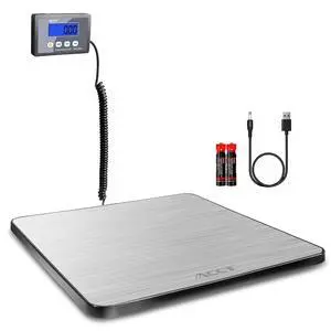 Shipping Scale, 400lb/1oz, Digital Postal Scale with Hold/auto-Off/Tare Function, Mail Scale for Packages/Pets/Luggage/Office, Heavy Duty Scale, Batteries & USB Cable Included Shipping Scale, 400lb/1oz, Digital Postal Scale with Hold/auto-Off/Tare Function, Mail Scale for Packages/Pets/Luggage/Office, Heavy Duty Scale, Batteries & USB Cable Included
