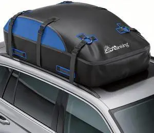 Car Rooftop Cargo Carrier Bag 20 Cubic Feet, 100% Waterproof Roof Bag Top Luggage Carrier for Any Vehicles with/without Rack Cross Bar, Includes Anti-Slip Mat +4 Door Hooks +Storage Bag +Lock Car Rooftop Cargo Carrier Bag 20 Cubic Feet, 100% Waterproof Roof Bag Top Luggage Carrier for Any Vehicles with/without Rack Cross Bar, Includes Anti-Slip Mat +4 Door Hooks +Storage Bag +Lock