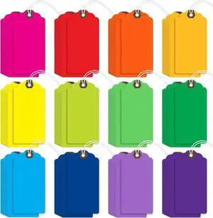480 Pcs Manila Tags Rainbow Colors Gift Tags with String Attached Shipping Luggage Paper Tag Hanging Price Label for Christmas DIY Crafts Gift Holiday Party Favors 480 Pcs Manila Tags Rainbow Colors Gift Tags with String Attached Shipping Luggage Paper Tag Hanging Price Label for Christmas DIY Crafts Gift Holiday Party Favors