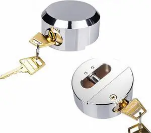 2 Pack Hidden Shackle Padlock Heavy Duty Trailer Lock Keyed Alike, Anti Theft 2.87/73mm Solid Steel Puck Locks Fits for Trailers, Trucks, Vehicles, Garage, Shipping Container 2 Pack Hidden Shackle Padlock Heavy Duty Trailer Lock Keyed Alike, Anti Theft 2.87/73mm Solid Steel Puck Locks Fits for Trailers, Trucks, Vehicles, Garage, Shipping Container
