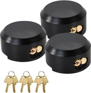 3 Pack Puck Locks for Trailers Keyed Alike 2-7/8 Hidden Shackle Padlocks Heavy Duty Solid Steel Trailer Door Lock W/6 Keys High Security Anti Theft Van Door Lock for Trucks Shed 3 Pack Puck Locks for Trailers Keyed Alike 2-7/8 Hidden Shackle Padlocks Heavy Duty Solid Steel Trailer Door Lock W/6 Keys High Security Anti Theft Van Door Lock for Trucks Shed