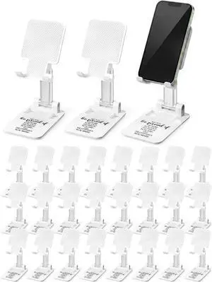 24 Pcs Employee Appreciation Gifts Bulk Cell Phone Stand for Desk Plastic Phone Holder Stand with Inspiring Quote Foldable Angle Height Adjustable Thank You Gifts for Staff Coworkers, White 24 Pcs Employee Appreciation Gifts Bulk Cell Phone Stand for Desk Plastic Phone Holder Stand with Inspiring Quote Foldable Angle Height Adjustable Thank You Gifts for Staff Coworkers, White