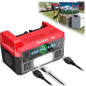 550W Portable Power Inverter Compatible with Milwaukee 18V Battery, DC 18V to AC 110V Pure Sine Wave Power Station 2 AC Outlets, 2 USB-A&1 USB-C 20W, 600LM LED Outdoor Emergency Use (Tool Only) 550W Portable Power Inverter Compatible with Milwaukee 18V Battery, DC 18V to AC 110V Pure Sine Wave Power Station 2 AC Outlets, 2 USB-A&1 USB-C 20W, 600LM LED Outdoor Emergency Use (Tool Only)