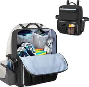 Boat Organizers and Storage, Boat Back Seat Carrying Bag with Rubber Handle and Adjustable Back Belt, Multiple Pockets for Boat Accessories, Black Boat Organizers and Storage, Boat Back Seat Carrying Bag with Rubber Handle and Adjustable Back Belt, Multiple Pockets for Boat Accessories, Black