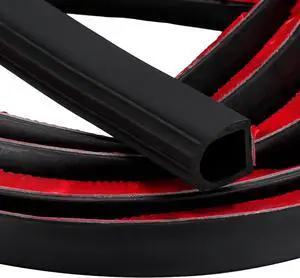 Rubber D Shape Door Seal Strip 1" RV Slide Out Seal Self Adhesive EPDM Rubber Heavy Duty Automotive Weather Stripping for Fill Gaps Apply to Car Truck RV Boat Home Application (42 Feet) Rubber D Shape Door Seal Strip 1" RV Slide Out Seal Self Adhesive EPDM Rubber Heavy Duty Automotive Weather Stripping for Fill Gaps Apply to Car Truck RV Boat Home Application (42 Feet)