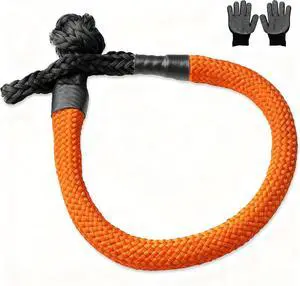 Large Synthetic Soft Shackle 1 Inch x 36 Inch Rope Shackle Recovery Kit (66000 lbs Breaking Strength) Heavy Duty Tow Shackles for Off-Road, Sailing, Jeep, SUV (Orange Shackles) Large Synthetic Soft Shackle 1 Inch x 36 Inch Rope Shackle Recovery Kit (66000 lbs Breaking Strength) Heavy Duty Tow Shackles for Off-Road, Sailing, Jeep, SUV (Orange Shackles)