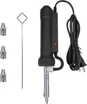 Electric Solder Sucker Vacuum,Automatic Desoldering Pump,Black Desoldering Tool For One-Handed Use And Reliable Suction,Designed for extended use Tin Removal Work Ac110v 30w Desoldering Gun Electric Solder Sucker Vacuum,Automatic Desoldering Pump,Black Desoldering Tool For One-Handed Use And Reliable Suction,Designed for extended use Tin Removal Work Ac110v 30w Desoldering Gun