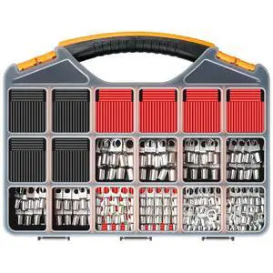 180Pcs AWG2 4 6 8 10 12 Thickened Tinned Copper Electric Wire LugsHeavy Duty Battery Cable Lug Ends Ring Terminal Connectors240Pcs 3:1 Heat Shrink Tubing Assortment Kit (420Pcs) 180Pcs AWG2 4 6 8 10 12 Thickened Tinned Copper Electric Wire LugsHeavy Duty Battery Cable Lug Ends Ring Terminal Connectors240Pcs 3:1 Heat Shrink Tubing Assortment Kit (420Pcs)