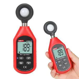 UT383BT Mini Light Meter Digital Professional Bluetooth Luxometer 199900Lux 18500FC Illuminometer Photometer Light Lux Meter UT383BT Mini Light Meter Digital Professional Bluetooth Luxometer 199900Lux 18500FC Illuminometer Photometer Light Lux Meter