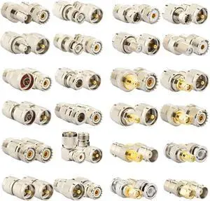 24PCS PL259 SO239 Adapter Kit & SMA to BNC Adapter Kit 24PCS PL259 SO239 Adapter Kit & SMA to BNC Adapter Kit