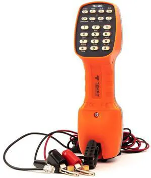 Communications TM-500 Telephone Test Set, DSL-Compatible Lineman's Test Set w/Headset, Tone and Pulse Dialing, ABN Bed of Nails & Spike Alligator Clips (TM-500) Communications TM-500 Telephone Test Set, DSL-Compatible Lineman's Test Set w/Headset, Tone and Pulse Dialing, ABN Bed of Nails & Spike Alligator Clips (TM-500)