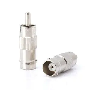 - RCA and BNC Coaxial Adapter - BNC Female to RCA Male Connector, Adapter, Coupler, and Converter - for RG11, RG6, RG59, RG58, SDI, HD SDI, CCTV - 50 Pack - RCA and BNC Coaxial Adapter - BNC Female to RCA Male Connector, Adapter, Coupler, and Converter - for RG11, RG6, RG59, RG58, SDI, HD SDI, CCTV - 50 Pack