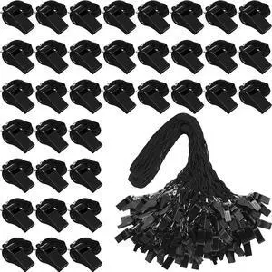 200 Pack Plastic Whistles with Lanyard Bulk Black Coach Whistles Referees Whistles Loud Crisp Sound Whistles for School Student Training Emergency Sports Party Fillers 200 Pack Plastic Whistles with Lanyard Bulk Black Coach Whistles Referees Whistles Loud Crisp Sound Whistles for School Student Training Emergency Sports Party Fillers
