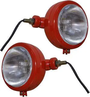 Red Tractor Headlights Assemblies Headlamp Lights 12v Bulbs compatible with David Brown 700 800 900 1200 1400 Ford 2000,3000 9N, 2N, 8N, NAA, MF 35 35X 65 765 Red Tractor Headlights Assemblies Headlamp Lights 12v Bulbs compatible with David Brown 700 800 900 1200 1400 Ford 2000,3000 9N, 2N, 8N, NAA, MF 35 35X 65 765