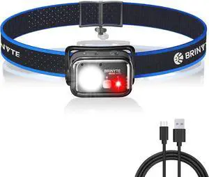 HC01 1000 Lumen Rechargeable Headlamp USB-C Dual Power LED Headlight with Red Light AAA Backup, Lightweight Hard Hat Light for Camping Essentials & Hunting Gear HC01 1000 Lumen Rechargeable Headlamp USB-C Dual Power LED Headlight with Red Light AAA Backup, Lightweight Hard Hat Light for Camping Essentials & Hunting Gear