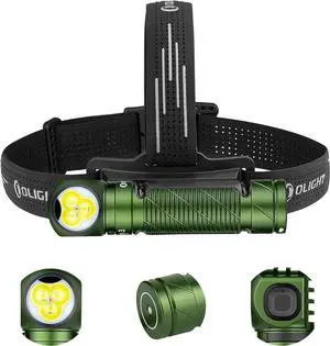 Perun 3 Rechargeable Headlamp Flashlight, 3000 Lumens LED Headlight with Red Light, Waterproof Head Lamp with Headband for Outdoor Camping, Hiking, Working (OD Green) Perun 3 Rechargeable Headlamp Flashlight, 3000 Lumens LED Headlight with Red Light, Waterproof Head Lamp with Headband for Outdoor Camping, Hiking, Working (OD Green)