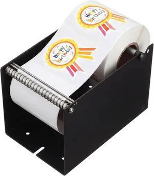 Label Sticker Roll Dispenser Manual Label Dispenser Adjustable Metal Sticker Roll Holder for Multiple Rolls in Home Office Business Tabletop Label Sticker Roll Dispenser Manual Label Dispenser Adjustable Metal Sticker Roll Holder for Multiple Rolls in Home Office Business Tabletop