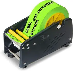 MDJ by Excell Manual Label Sticker Dispenser with 4 Suction Cups Base for Tabletop, Adjustable Holder for Multiple Rolls for Office, Home, School, Warehouse, Easy Peel Off, Fits up to 3" Wide Labels MDJ by Excell Manual Label Sticker Dispenser with 4 Suction Cups Base for Tabletop, Adjustable Holder for Multiple Rolls for Office, Home, School, Warehouse, Easy Peel Off, Fits up to 3" Wide Labels