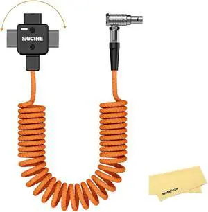 DT-LM D-Tap to LM 2-Pin Male Coiled Power Cable for RED/for ARRI DT-LM D-Tap to LM 2-Pin Male Coiled Power Cable for RED/for ARRI