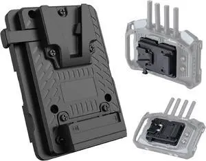 NP-F to V-Mount Power Adapter Converter for CineView M7H Pro/M7 Pro/M7 Camera Monitors, NP-F to V-Lock Battery Adapter Plate for Camera Monitor Filmmaking Monitoring with Most V-Mount Battery NP-F to V-Mount Power Adapter Converter for CineView M7H Pro/M7 Pro/M7 Camera Monitors, NP-F to V-Lock Battery Adapter Plate for Camera Monitor Filmmaking Monitoring with Most V-Mount Battery