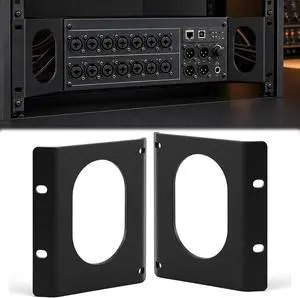 Metal Integrated Rack Mount Ears Compatible with Behringer XR18, XR16 & MR18 Digital Mixer, Professional Flush Mount Rack Installation Kit Metal Integrated Rack Mount Ears Compatible with Behringer XR18, XR16 & MR18 Digital Mixer, Professional Flush Mount Rack Installation Kit
