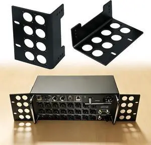 Stainless Steel Rack Mount Ears for Behringer XR18/XR16& Midas MR18/MR16 Stainless Steel Rack Mount Ears for Behringer XR18/XR16& Midas MR18/MR16
