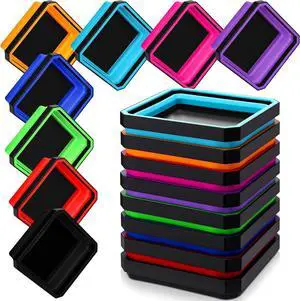 8 Pcs Collapsible Magnetic Parts Tray Set Foldable Tool Trays Square Double-sided Magnetic Parts Bowl for Screw Bolts Nuts Washers Pins Mechanic Tool Gifts for Men (Multicolor) 8 Pcs Collapsible Magnetic Parts Tray Set Foldable Tool Trays Square Double-sided Magnetic Parts Bowl for Screw Bolts Nuts Washers Pins Mechanic Tool Gifts for Men (Multicolor)