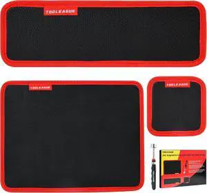 3Pcs Magnetic Tool Mat with 25Lb Telescoping Magnetic Pickup Pen | 3 Different Size Parts Tool Holder Pad for Organizing Mechanic Wrench Screw Bolts Nuts and Other Small Metal Parts 3Pcs Magnetic Tool Mat with 25Lb Telescoping Magnetic Pickup Pen | 3 Different Size Parts Tool Holder Pad for Organizing Mechanic Wrench Screw Bolts Nuts and Other Small Metal Parts