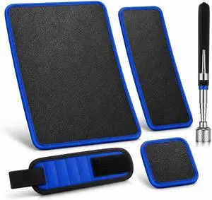 Flexible Magnetic Tool Mat Set, 40LB Strong Magnetic Parts Tray with Telescopic Pickup Wand, Oil Resistant Non Slip PU Repair Mat for Auto Motorcycle Electronics Garage Organizer Flexible Magnetic Tool Mat Set, 40LB Strong Magnetic Parts Tray with Telescopic Pickup Wand, Oil Resistant Non Slip PU Repair Mat for Auto Motorcycle Electronics Garage Organizer