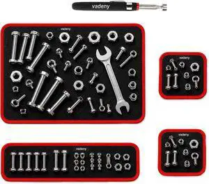 Magnetic Tool Mat Holder Set Tools Pad Tray Parts Flexible Bolt Pickup Screw Automotive Telescoping Gun Cleaning for Mechanics Magnet Organizer Mats Garage Under Car(4pc) Magnetic Tool Mat Holder Set Tools Pad Tray Parts Flexible Bolt Pickup Screw Automotive Telescoping Gun Cleaning for Mechanics Magnet Organizer Mats Garage Under Car(4pc)