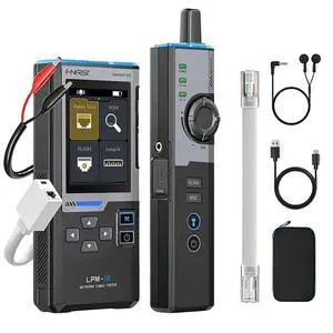 LPM-10A Ethernet Tester,Wire Tracer Kit,for CAT5 CAT5e CAT6 RJ11 RJ45 | Network Cable Tester Kit ,PoE/NCV/Length Test,Full Color Display,Rechargeable with Flashlight for Network Installation Repair LPM-10A Ethernet Tester,Wire Tracer Kit,for CAT5 CAT5e CAT6 RJ11 RJ45 | Network Cable Tester Kit ,PoE/NCV/Length Test,Full Color Display,Rechargeable with Flashlight for Network Installation Repair