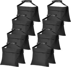 8 Packs Sandbags, Heavy Duty Sand Bags with 16 PE Bags, Sand Bags with Buckle Straps for Support Light Stand, C Stand, Light Stand with Caster, More 2/4/6/8 Packs Sandbag to Choose. 8 Packs Sandbags, Heavy Duty Sand Bags with 16 PE Bags, Sand Bags with Buckle Straps for Support Light Stand, C Stand, Light Stand with Caster, More 2/4/6/8 Packs Sandbag to Choose.