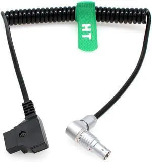 Coiled Power Cable for RED Komodo-X Epic Scarlet Dragon DSMC2 V-Raptor Ronin 4D Camera Monitor Transmission, D-tap to Right Angle Rotatable Adjustable 6 Pin Female Coiled Power Cable for RED Komodo-X Epic Scarlet Dragon DSMC2 V-Raptor Ronin 4D Camera Monitor Transmission, D-tap to Right Angle Rotatable Adjustable 6 Pin Female