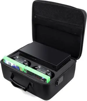 Hard Case Compatible with Xbox Series X, 2 Controllers, 4 Games | Protective Travel bag for Xbox Series X Disc or Digital Version Console, Cables and Accessories Hard Case Compatible with Xbox Series X, 2 Controllers, 4 Games | Protective Travel bag for Xbox Series X Disc or Digital Version Console, Cables and Accessories