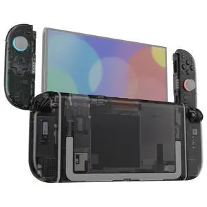DIY Replacement Shell Buttons (D-Pad Ver) for Switch 2, Full Set Rear Back Plate Controller Housing Buttons for Switch 2 Console & Joycon 2 - Deluxe Version - Clear Slate Black DIY Replacement Shell Buttons (D-Pad Ver) for Switch 2, Full Set Rear Back Plate Controller Housing Buttons for Switch 2 Console & Joycon 2 - Deluxe Version - Clear Slate Black