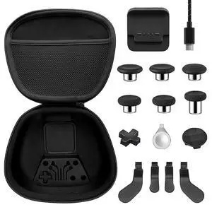 Vanpark Complete Component Pack for Xbox Elite Controller Series 2 CoreAccessories Include 1 Carrying Case, 1 Charging Dock&Cable, Metal 6 Joysticks, 4 Paddles, 2 D-Pads, 1 Adjustment Tool(Black) Vanpark Complete Component Pack for Xbox Elite Controller Series 2 CoreAccessories Include 1 Carrying Case, 1 Charging Dock&Cable, Metal 6 Joysticks, 4 Paddles, 2 D-Pads, 1 Adjustment Tool(Black)