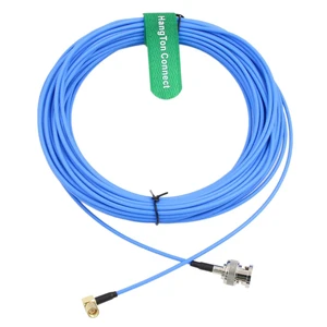 Acceleration Sensor Vibration Test Cable BNC to Microdot 10-32 UNF 50 Ohm RF Coax 90-Degree Right-Angle Male, 15M, for Acoustic Accelerometer Transducer Signal Acceleration Sensor Vibration Test Cable BNC to Microdot 10-32 UNF 50 Ohm RF Coax 90-Degree Right-Angle Male, 15M, for Acoustic Accelerometer Transducer Signal
