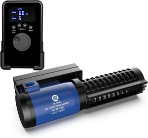 24V DC Gyre Aquarium Wave Maker with LCD Controller & Magnetic Mount Quiet Adjustable Cross Flow for Saltwater & Freshwater Tanks (S) 24V DC Gyre Aquarium Wave Maker with LCD Controller & Magnetic Mount Quiet Adjustable Cross Flow for Saltwater & Freshwater Tanks (S)