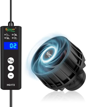 Lite Adjustable Wave Maker for 50-120 Gallon Aquariums DC Circulation Pump with Magnetic Base, Up to 2114 GPH, for Coral Reef & Freshwater Tanks Lite Adjustable Wave Maker for 50-120 Gallon Aquariums DC Circulation Pump with Magnetic Base, Up to 2114 GPH, for Coral Reef & Freshwater Tanks