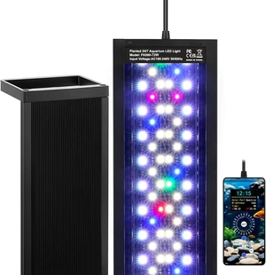 Smart LED Aquarium Fish Light, 24/7 Full Spectrum Smart LED Aquarium Fish Light, 24/7 Full Spectrum