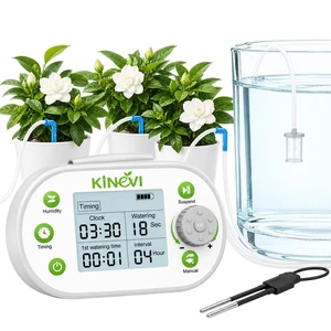 Smart Sensor Automatic Plant Waterer for 15 Pots, 770 Watering Combinations Smart Sensor Automatic Plant Waterer for 15 Pots, 770 Watering Combinations
