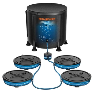 Gravity-Fed Self-Watering System for 4 Pots, Automatic Watering Gravity-Fed Self-Watering System for 4 Pots, Automatic Watering
