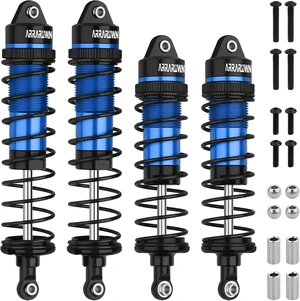 4PCS 1:10 Aluminum Front & Rear RC Shock Absorber Set 4PCS 1:10 Aluminum Front & Rear RC Shock Absorber Set
