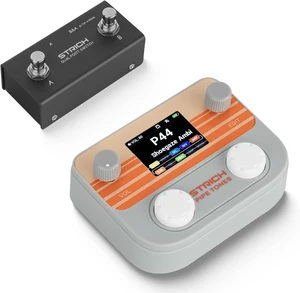 Pipe Tones Pocket Multi-Effects Processor for Guitar & Bass Foot Pedal, 10 Modules, 125 Effects, 40s Looper, 100 Drum Patterns, USB Audio & Wireless Control (Gray) Pipe Tones Pocket Multi-Effects Processor for Guitar & Bass Foot Pedal, 10 Modules, 125 Effects, 40s Looper, 100 Drum Patterns, USB Audio & Wireless Control (Gray)