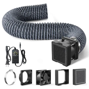 Powerful Adjustable Ventilation Kit with Exhaust Fan & Filter Powerful Adjustable Ventilation Kit with Exhaust Fan & Filter