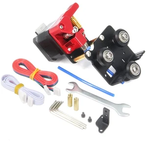 Direct Drive Dual Gear Extruder with Pulleys & Motor Kit Support Plate Upgrade for Ender 3 V2, Ender 3 Series & CR-10 Series (Dual Extruder Support Motor Kit) Direct Drive Dual Gear Extruder with Pulleys & Motor Kit Support Plate Upgrade for Ender 3 V2, Ender 3 Series & CR-10 Series (Dual Extruder Support Motor Kit)