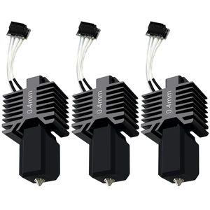 3 PCS P1S/P1P 0.4MM Upgraded Integrated Hotend Kit with Hardened Steel Nozzle 3 PCS P1S/P1P 0.4MM Upgraded Integrated Hotend Kit with Hardened Steel Nozzle