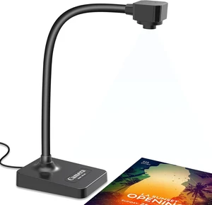USB Document Camera Visualizer for Teachers Manual Focus Webcam with Mic USB Document Camera Visualizer for Teachers Manual Focus Webcam with Mic