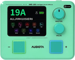 AME-100 Guitar Multi-Effects Processor with AI Tone Companion 147 Effects, IR & ADT Support, Dynamic Effects Chain, APP & Battery Powered for Practice, Recording & Livestreaming AME-100 Guitar Multi-Effects Processor with AI Tone Companion 147 Effects, IR & ADT Support, Dynamic Effects Chain, APP & Battery Powered for Practice, Recording & Livestreaming